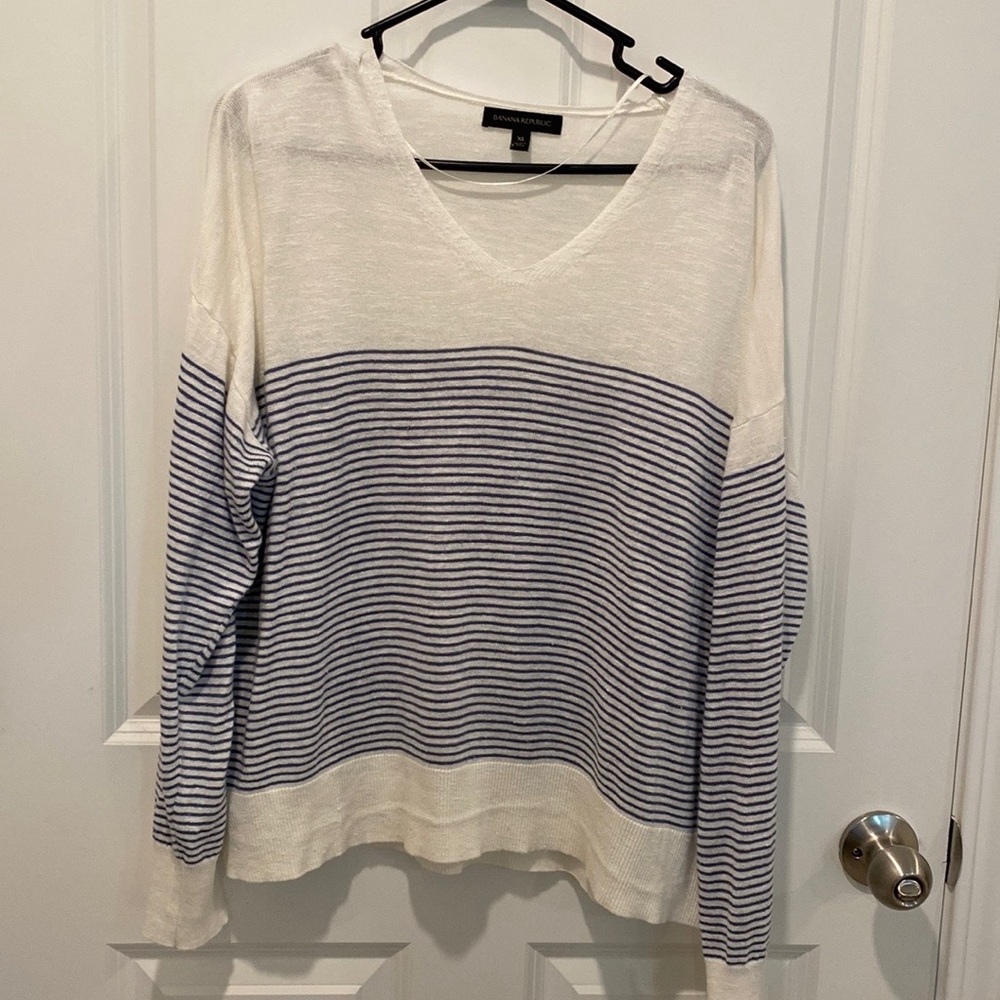 Banana Republic linen blend sweater (XL)